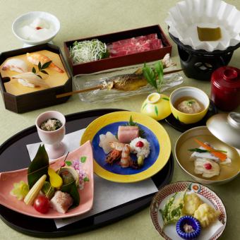 選べる小鍋懐石【牛しゃぶ】『かつら』◇全10品◇7,500円（税込）