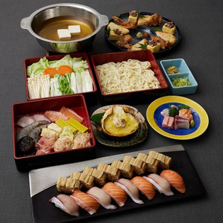 がんこ海鮮うどんすき 【奥羽】おうう 6,000円（税サ込）