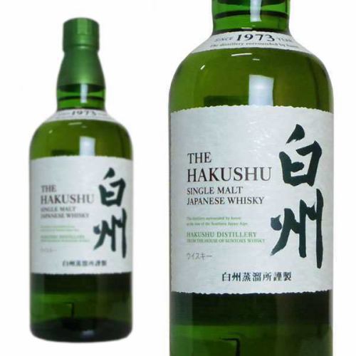 High-end sake such as Hakushu and Taketsuru are popular♪