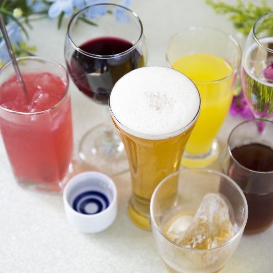 2-hour all-you-can-drink course! ★1,800 yen (1,980 yen including tax) ★Includes 30 types of Orion draft beer (^^♪