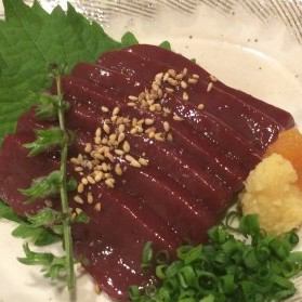 Horse liver (sashimi)
