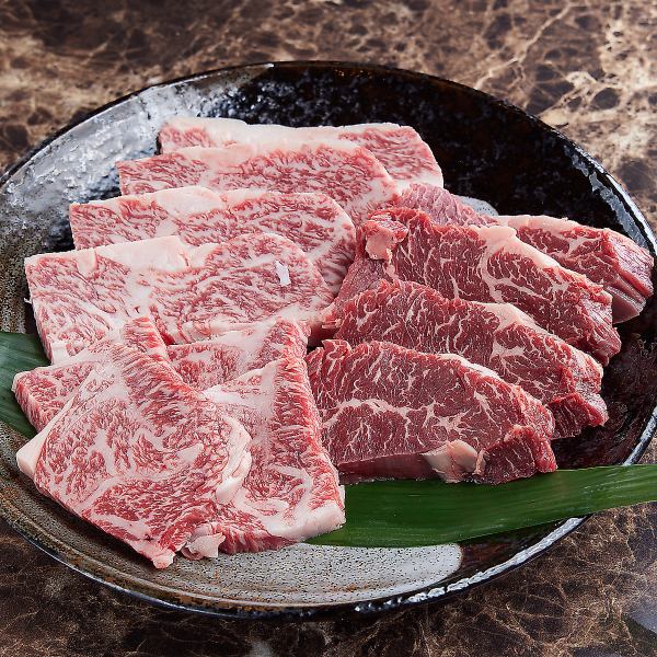 ◇◆焼肉3種盛り(和牛カルビ・和牛ロース・ハラミ)◇◆当店オススメメニューです♪