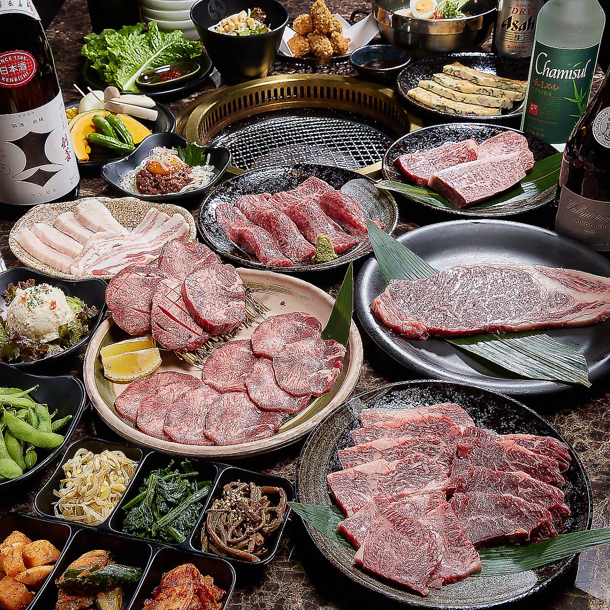 【食べ放題】和牛焼肉食べ放題コースは7500円から！飲み放題も。