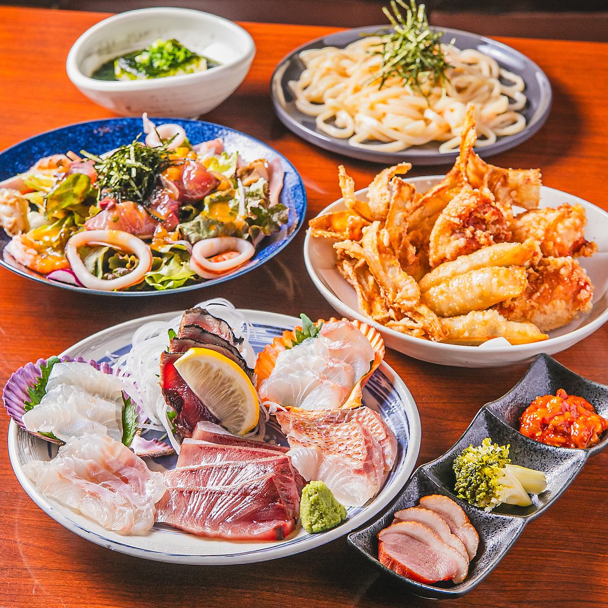 3500円～海鮮と飲み放題が楽しめるコースがございます！