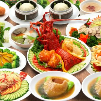 【연회/접대】후카힐레 모습 조림이나 전복의 간장 조림, 베이징 오리 등이 들어간 일품 코스 14,850엔(부가세 포함)