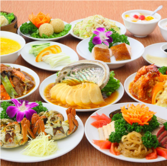 제철의 조건 계절 한정 상하이 게 코스 6688엔(부가세 포함)⇒6500엔(부가세 포함)