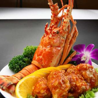 이세 새우 칠리 소스 볶음 / 껍질이있는 차 새우 칠리 소스 볶음