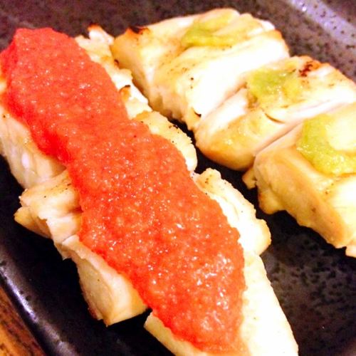 Specially selected chicken fillet and mentaiko
