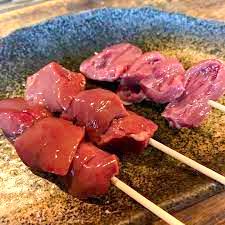 Liver skewers
