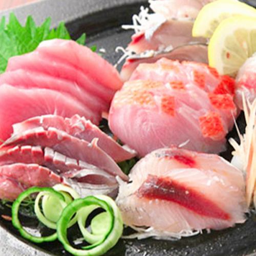 Assortment of 5 Kinds of Sashimi