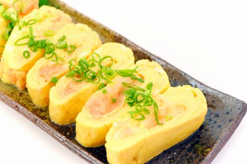 Mentaiko rolled sushi