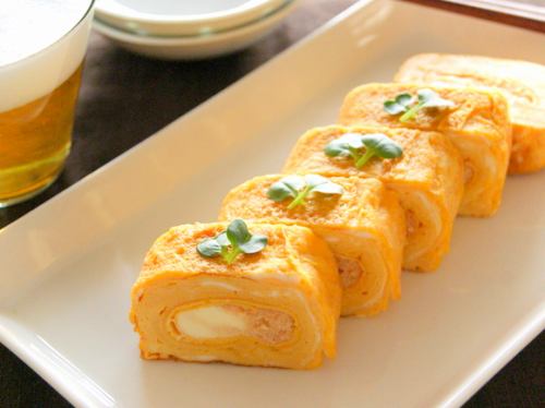 Cheese rolled sushi