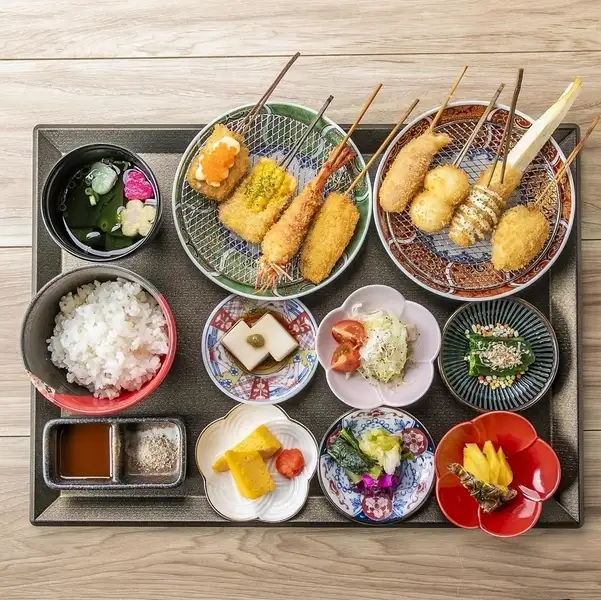 串揚げ御膳 〔八本〕