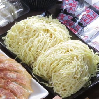 かじや製麺　 平打ち麺 5玉(醤油スープ5食付き) 