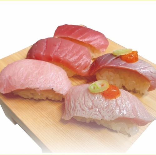 長崎県産本まぐろ５貫握り
