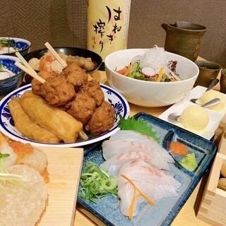 我們提供可以品嚐長崎名產的宴會套餐♪最適合公司宴會和女孩的夜晚。