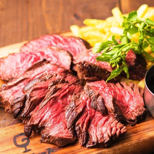 Juicy skirt steak