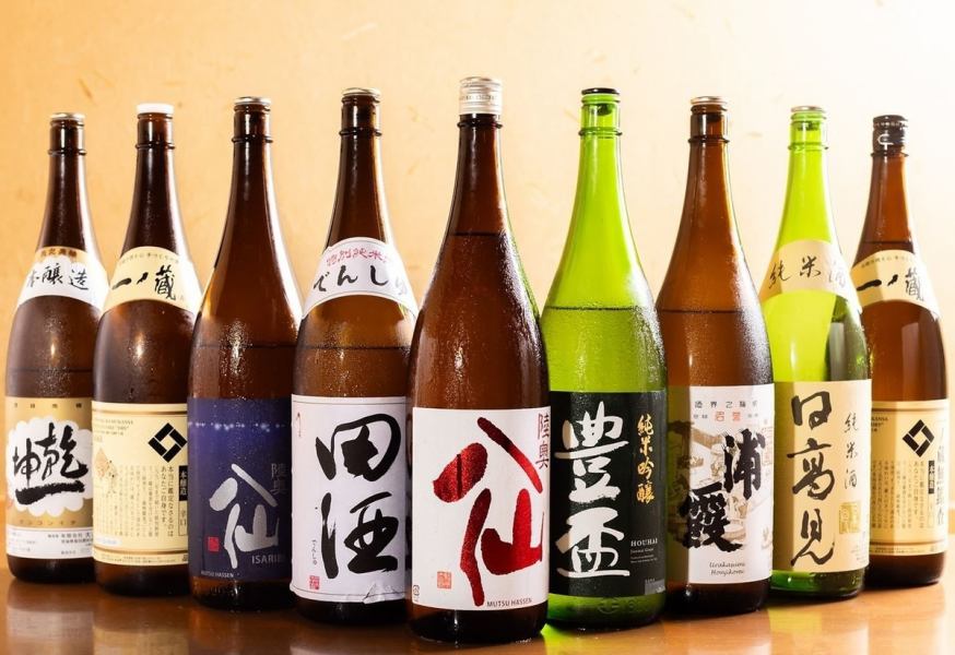 [Tohoku branded local sake] We have a wide variety available♪