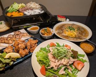 2.5時間飲み放題付 【鶏づくしコース】 全8品 税込4000円 ★完全個室確約★