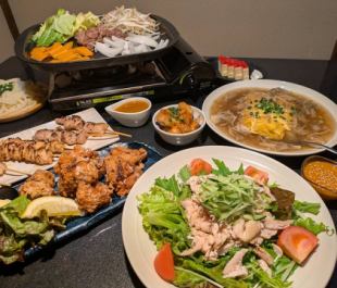 2.5時間プレミアム飲み放題付［鶏づくし　極　コース］全9品税込６０００円★完全個室確約★