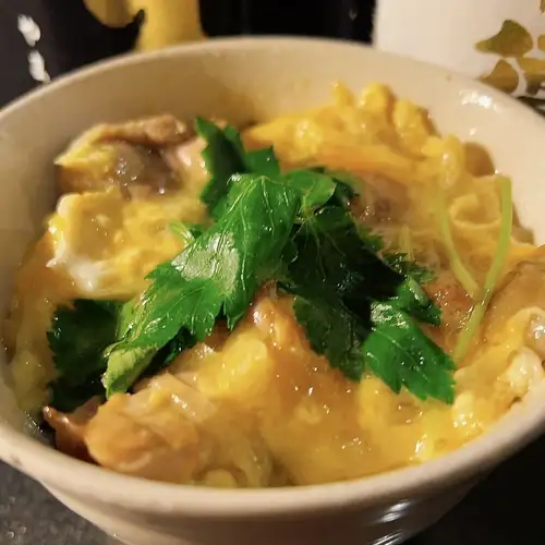 比内地鶏のミニ親子丼