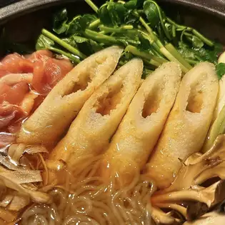 아키타의 쿠라류 키리탄포 냄비 1인분