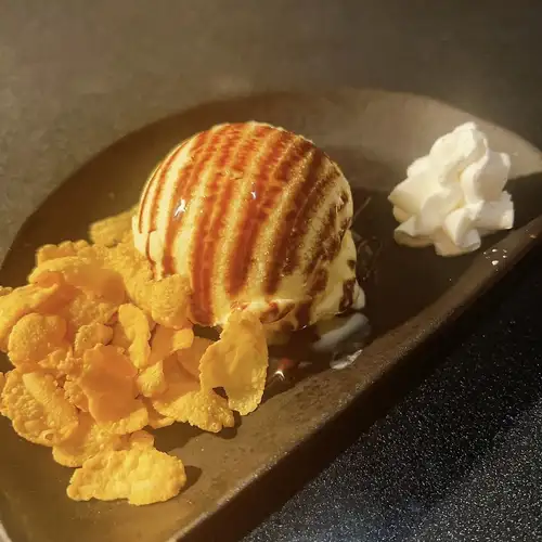 バニラアイス チョコ