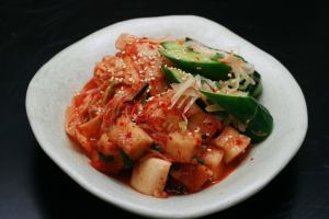 Kimchi assortment