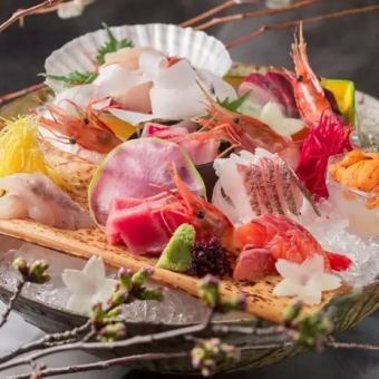 [Unlimited time and all-you-can-drink◆170 items] "Meat sushi, sushi, charcoal-grilled yakitori, seafood + Japanese cuisine" 5,000 yen ⇒ 4,000 yen