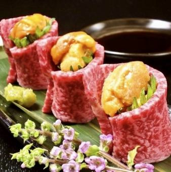 [Unlimited time and all-you-can-drink◆220 items] V-VIP festival "Meat sushi, charcoal-grilled yakitori, sushi, special selection + Japanese cuisine" 5,000 yen