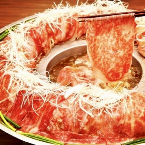 ★Specialty meat-cooked shabu-shabu