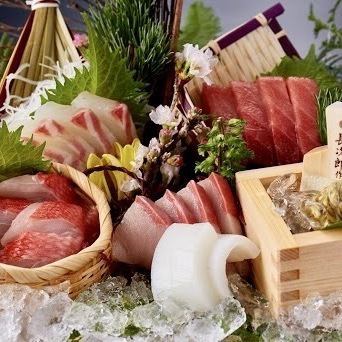 【個室・無制限】海鮮+和食料理(全120品)食べ飲み放題3000円～