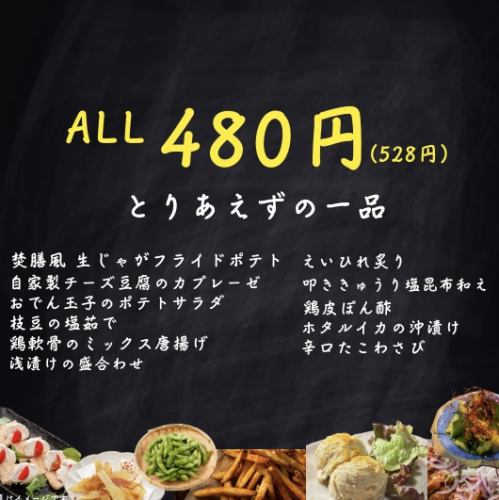 【所有商品480日圓(含稅528日圓)】 享受超值優惠,價格比之前的價格降低高達50%!