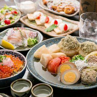 <日土,祝日>3時間飲み放題実施中【出汁の旨みを味わう大人のおでん鍋コース♪】5500円(税,サ,込)