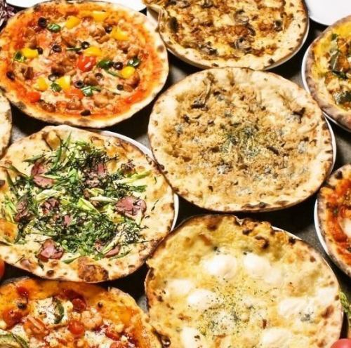 All-you-can-eat pizza included! 2-hour all-you-can-drink course