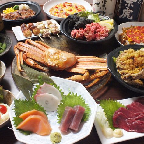 Banquet dishes available from 2000 yen