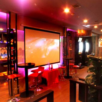 You can also use karaoke and DVD screenings on a huge 100-inch screen!