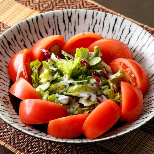 Cold shabu-shabu salad / tomato salad