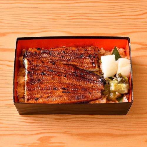 极品鳗鱼盖饭（鳗鱼饭）～竹制～ 3/4条鳗鱼