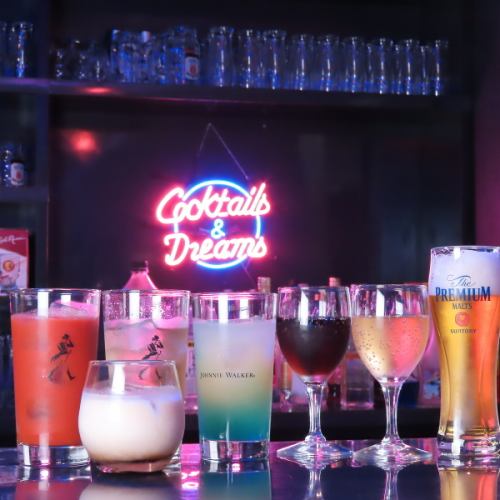 2時間飲み放題 団体割り(4名様以上) 2400円⇒2200円(税込)