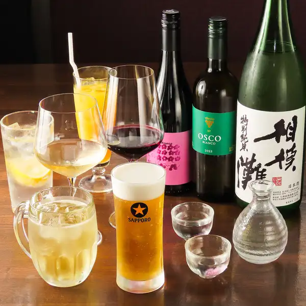 樽生含む2H単品飲み放題は2200円(税込)～