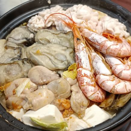 豊洲市場【痛風鍋】活けアワビ・〆雑炊付き