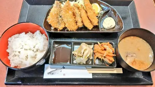 アジフライ定食
