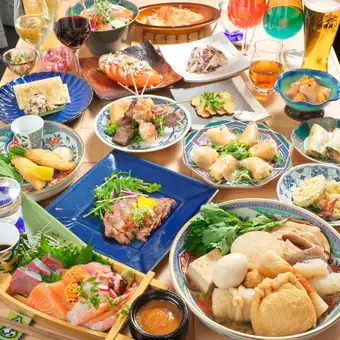 【女性限定】ノアの女子会　専用2H飲放付！時を忘れてお喋りに花咲く、彩り豊かな全7品