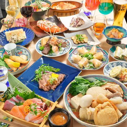 ノアの基本コース|迷ったらこれ!初めてのご来店や、普段使いの飲み会にも最適な全7品