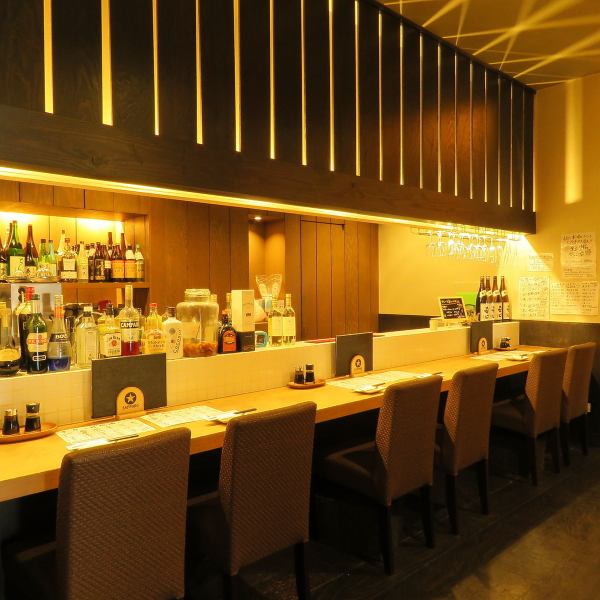 Relaxing counter.Singles are welcome! Also for dating and dining with friends ♪