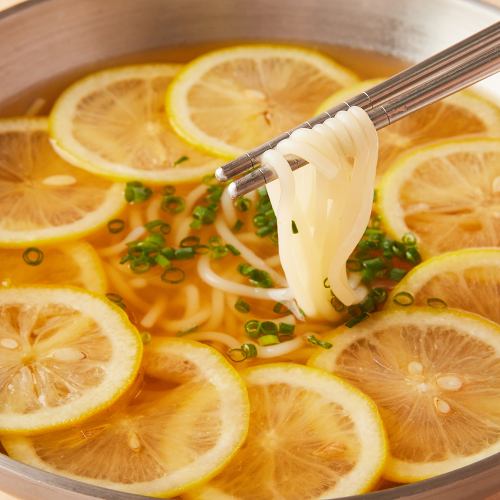 Refreshing lemon cold noodles