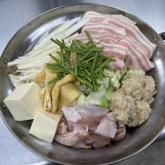 【満ぷく一玖コース/ちゃんこ鍋】全8品!!2h飲み放題付◎6000円(税込)