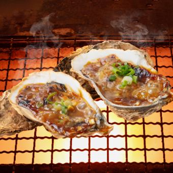牡蠣の葱味噌焼き 2個
