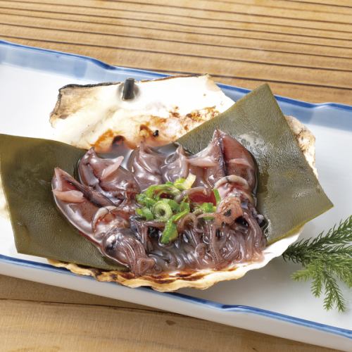 ホタイルカ昆布焼き